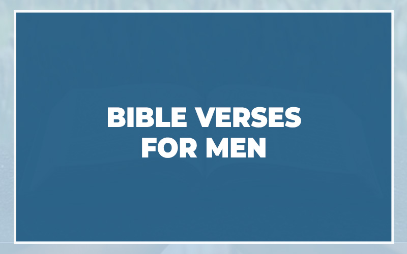 Bible Verses For Men