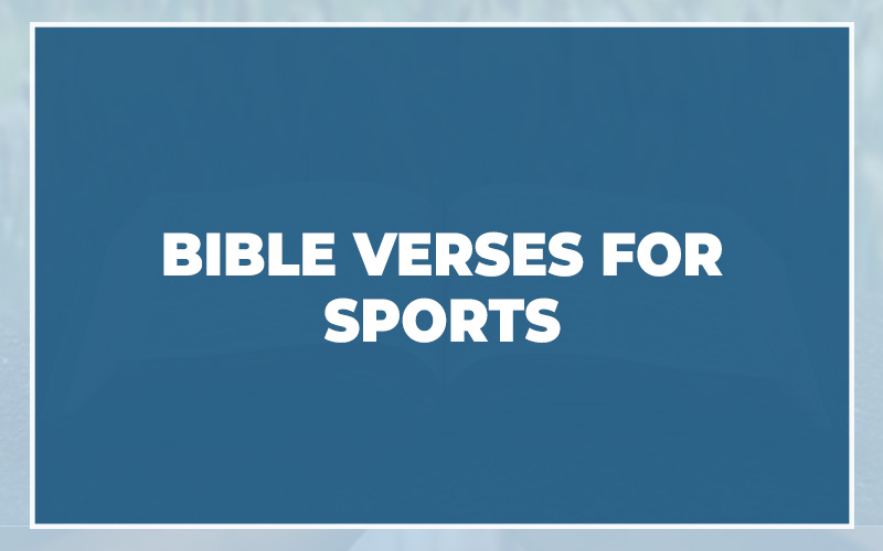 Bible Verses For Sports