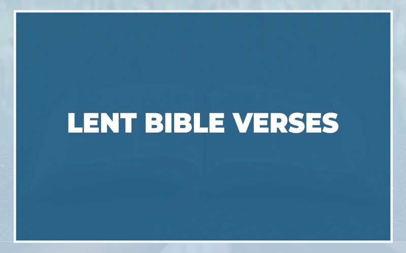 Lent Bible Verses